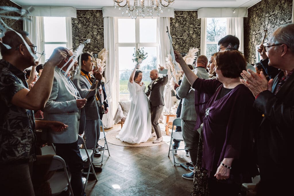 Bruiloft op de kasteel de Haere